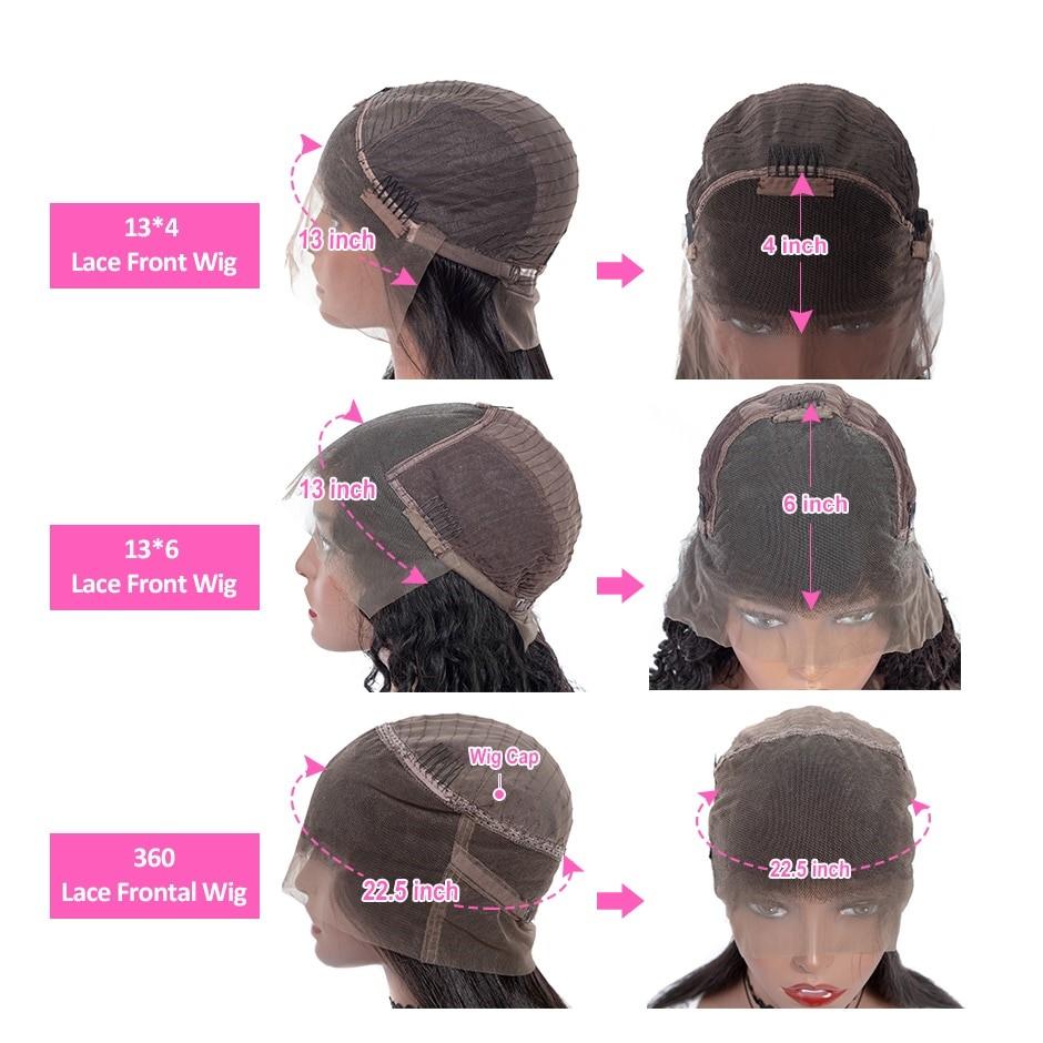 HD Transparent Lace Frontal Wig Loose Deep Wave Brazilian 13x6