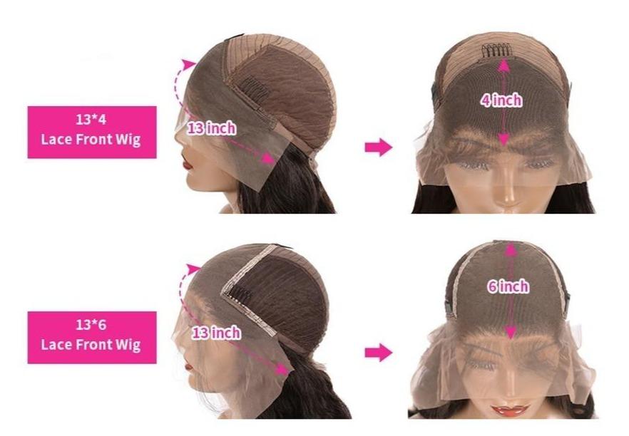 HD Transparent Lace Frontal Wig Loose Body Wave 180% Density 13x4