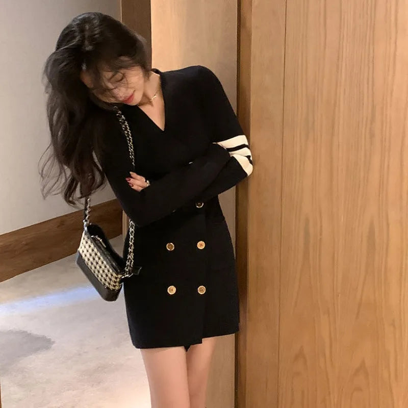 Knitted Blazer Dress