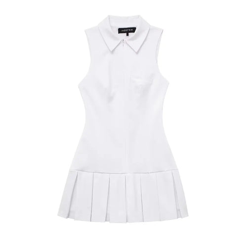 TRAF Casual Pleated Shirt Dress