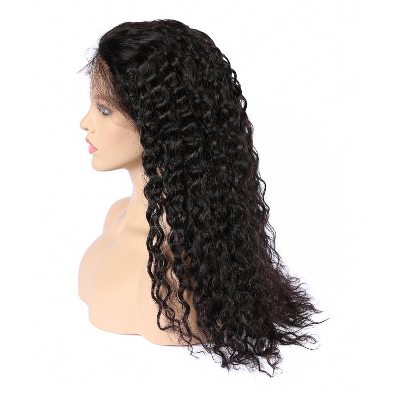 HD Transparent Lace Frontal Wig Deep Wave 200% Density 13x4