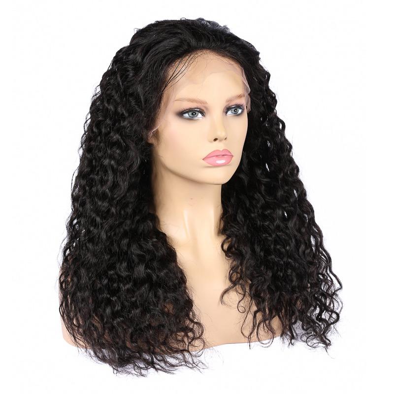 HD Transparent Lace Frontal Wig Deep Wave 200% Density 13x4