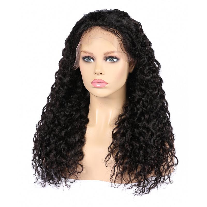 HD Transparent Lace Frontal Wig Deep Wave 200% Density 13x4