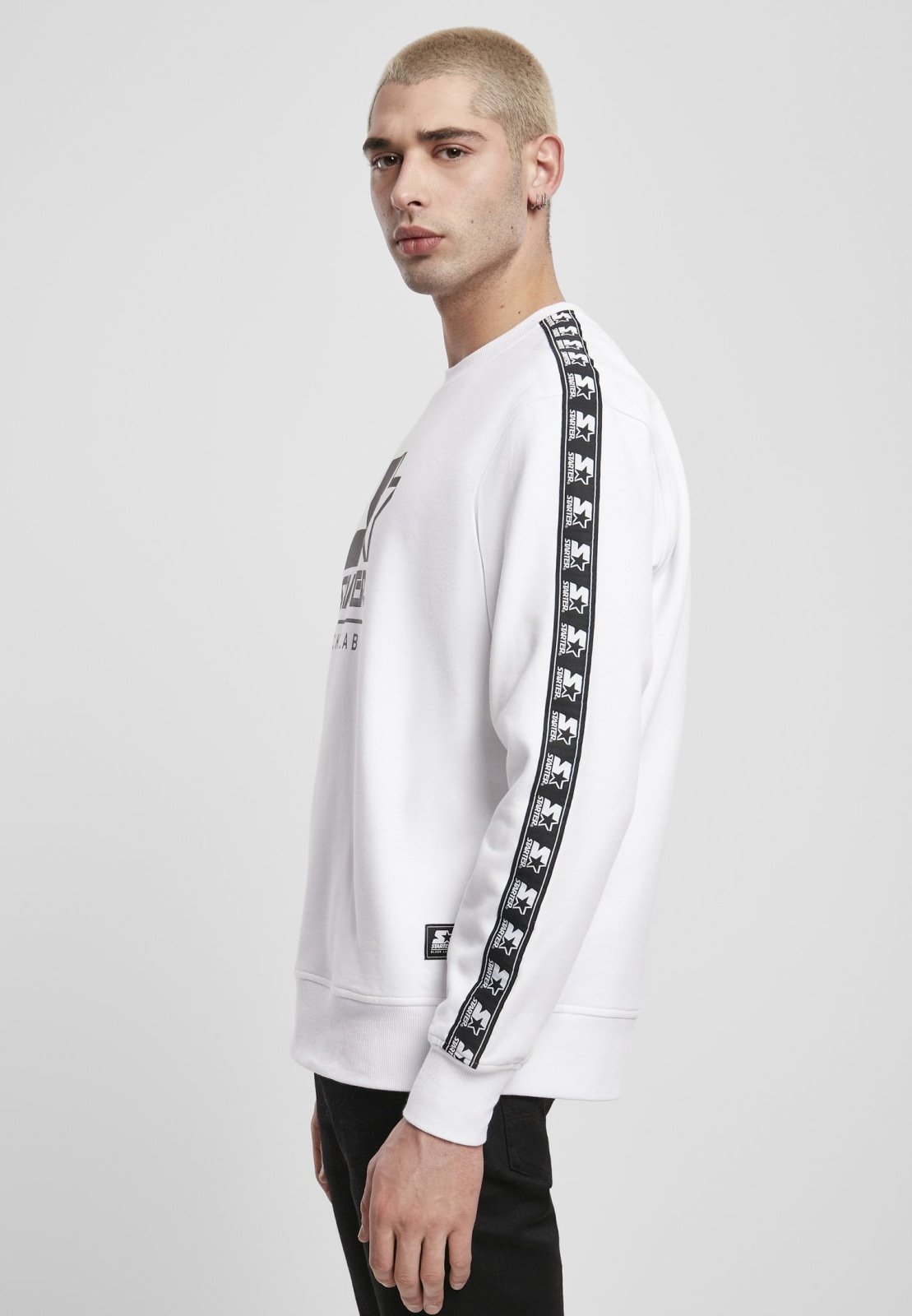 Mens Starter Logo Taped Crewneck