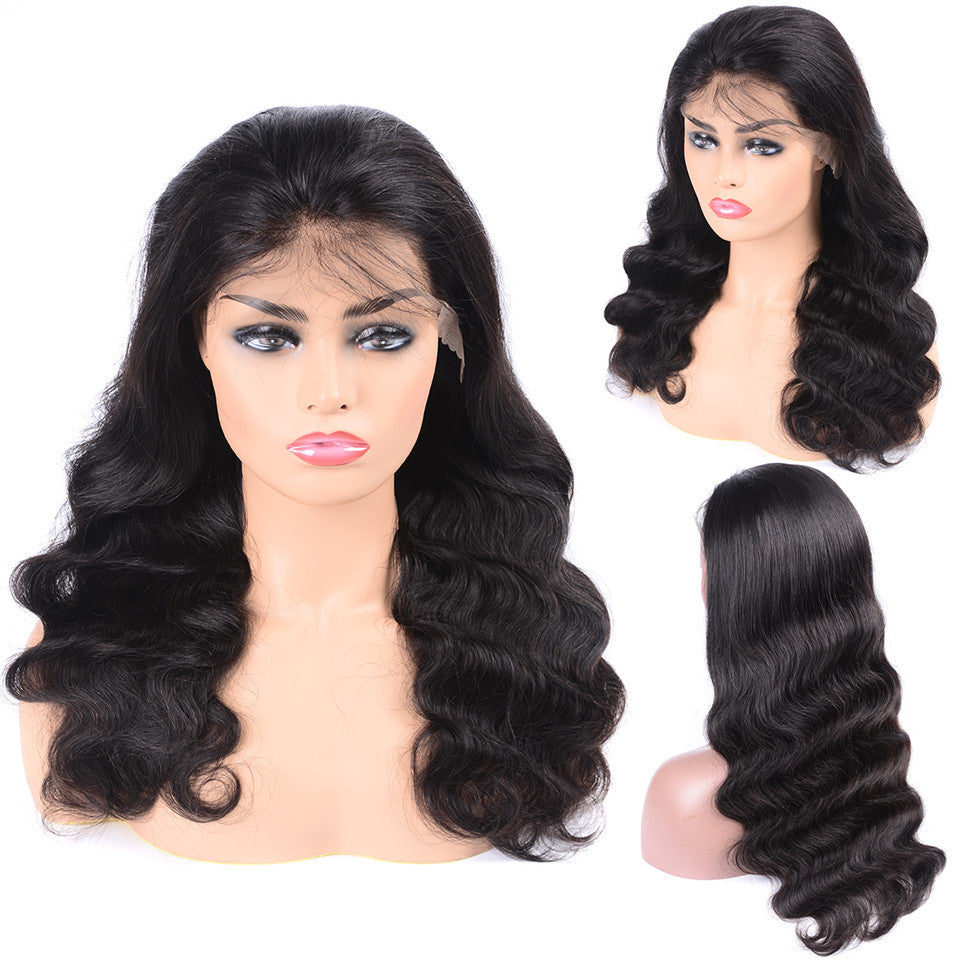 T Part Transparent Lace Wig Remy Body Wave 180% Density 13x1x4 13x1x6