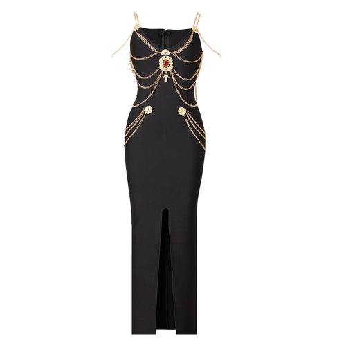 Chain Bandage Bodycon Dress