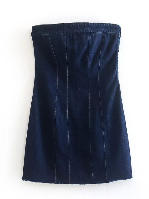 Denim Sheath Mini Dress