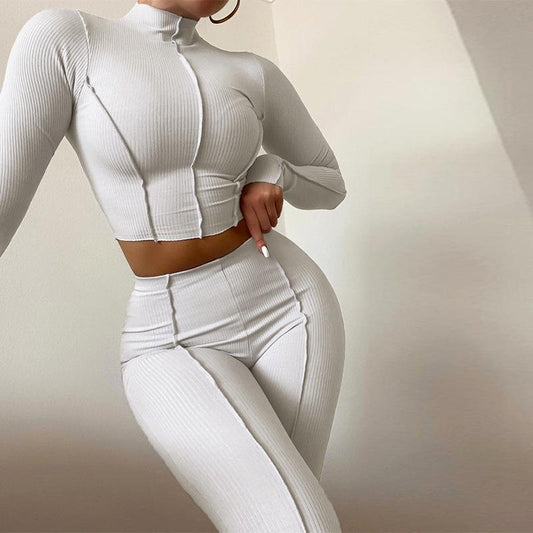 Ribbed Crop Top Co-cord