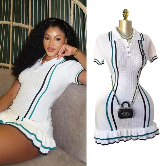 Chic Knitted Mini Dress