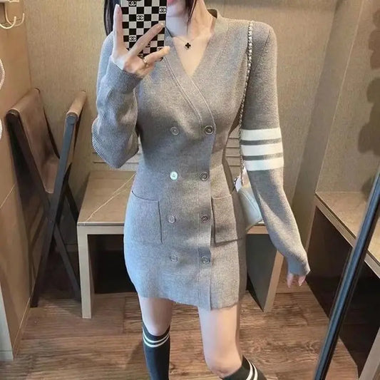 Knitted Blazer Dress