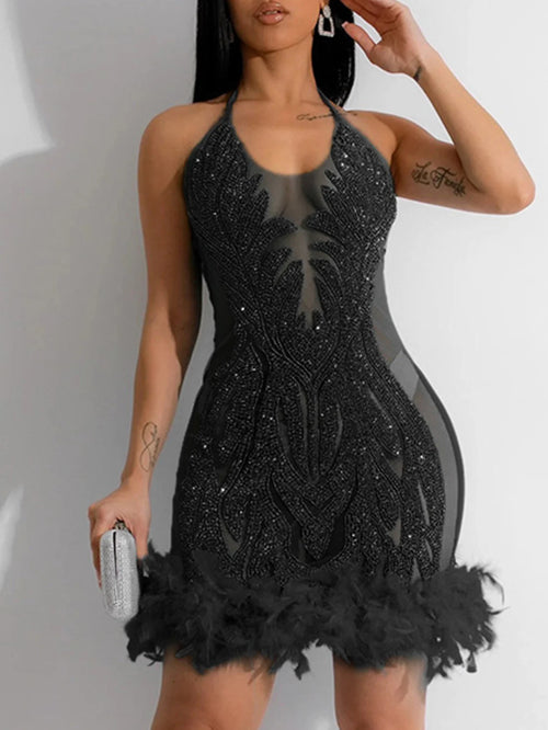 Elegant Sequin Dress