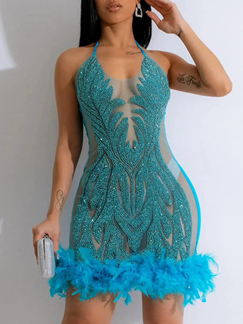 Elegant Sequin Dress