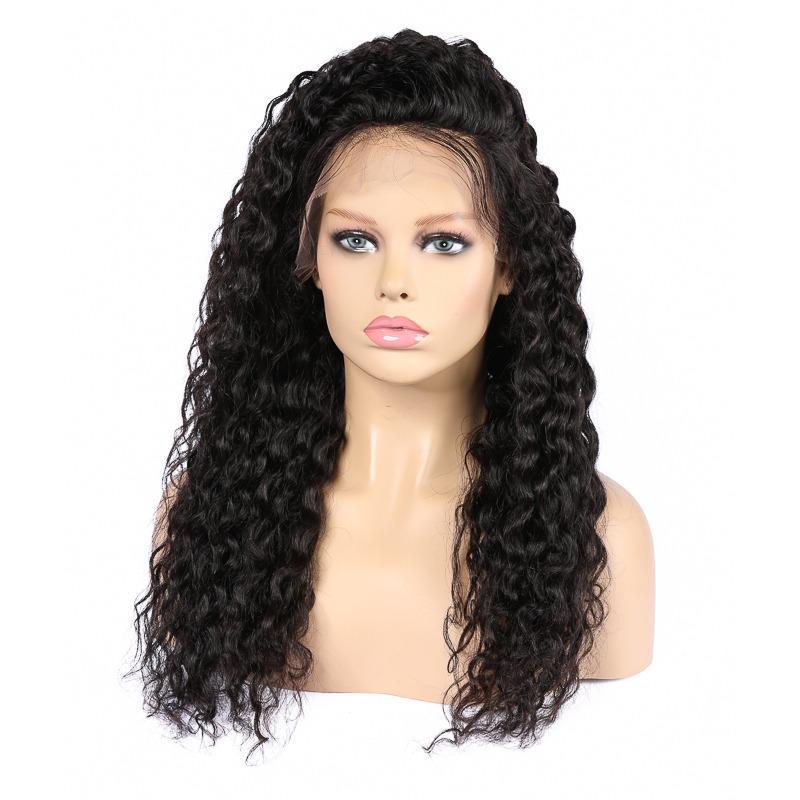 HD Transparent Lace Frontal Wig Deep Wave 200% Density 13x4